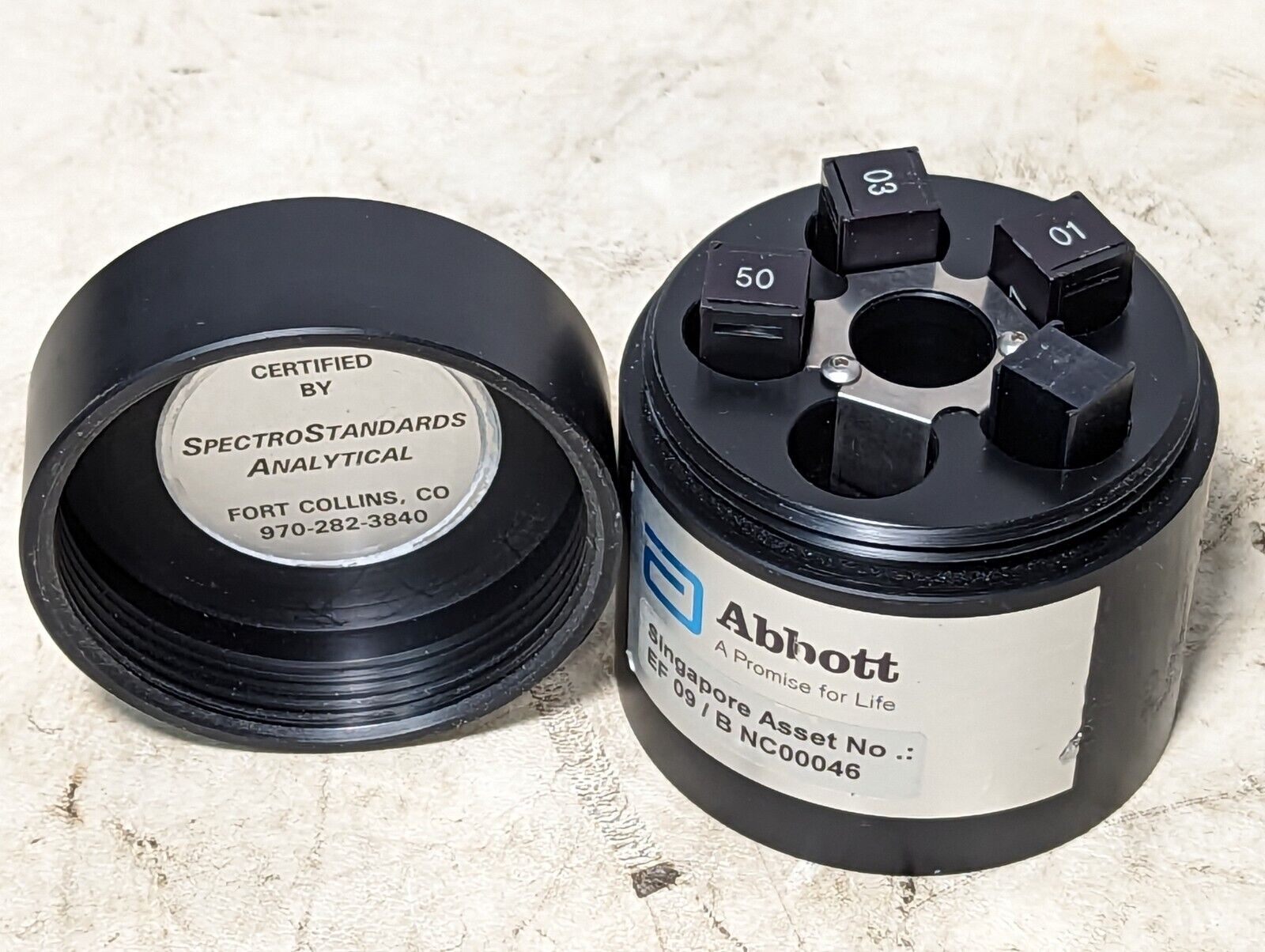 SpectroStandards CRM400E neutral-density glass photometric standard