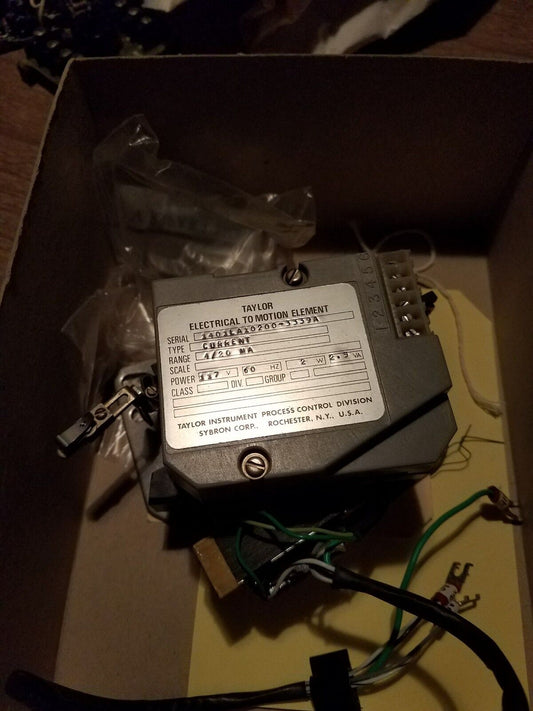 Taylor electrical to motion element, 1401LA10200-3339A, 117V, 60 Hz, 2W, 2.5VA