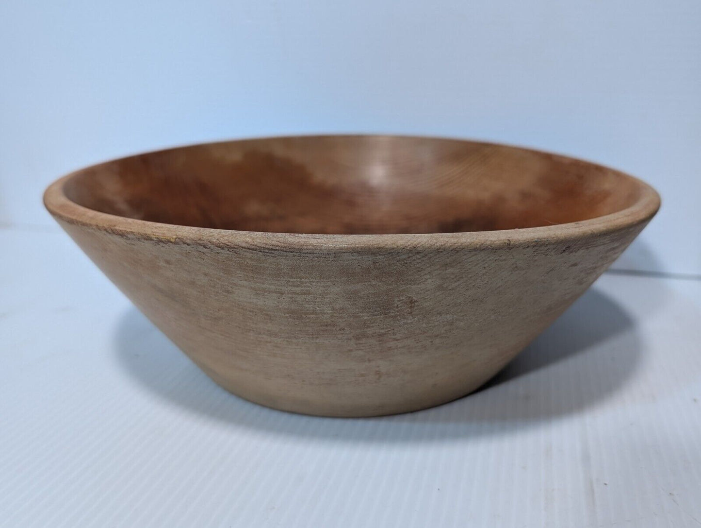 Traditional Wooden Plate and Bowl as pictured, not as shiny - Free Shipping