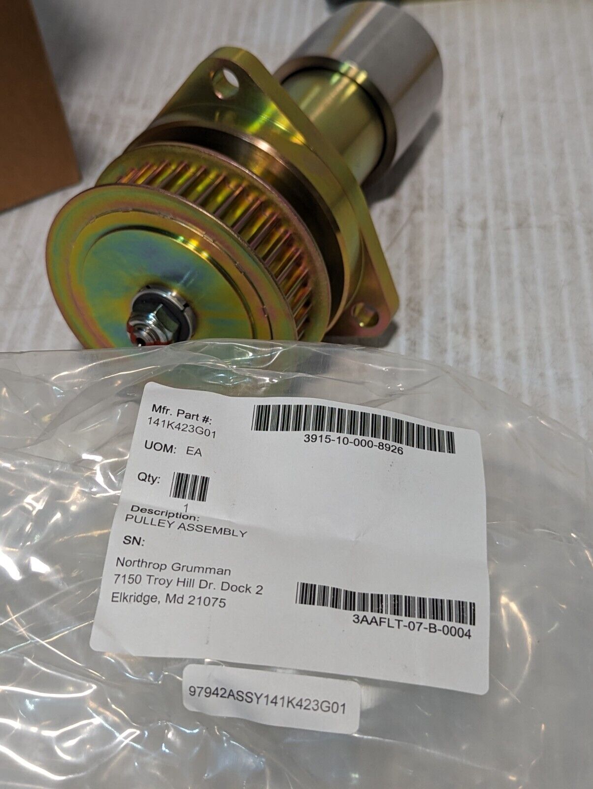 3915-10-000-8926 141K423G01 Heavy Duty Spindle Drive Assembly - Free Shipping