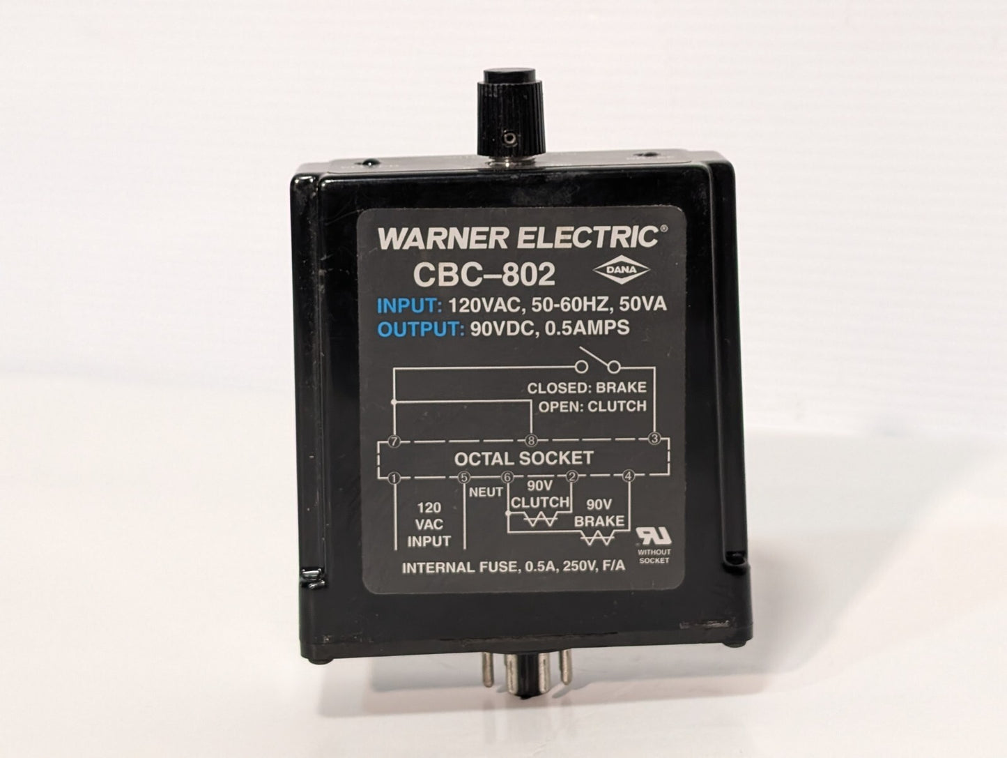 Warner Electric CBC-802 6002-448-001 Solid State Load Switching Power Supply