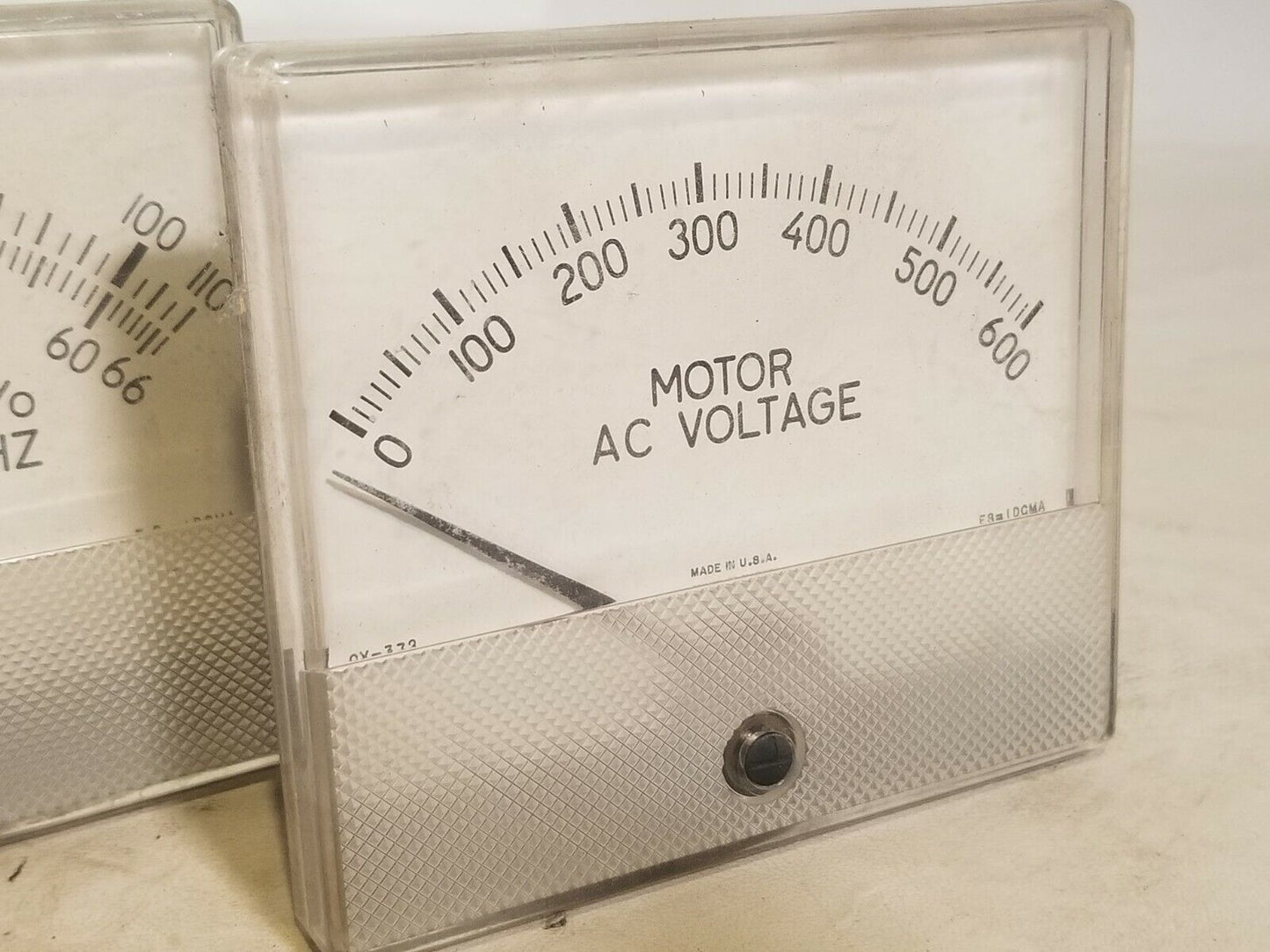 Weschler Motor Panel Meters, set of 3 - Current%, Speed%/Hz, VAC
