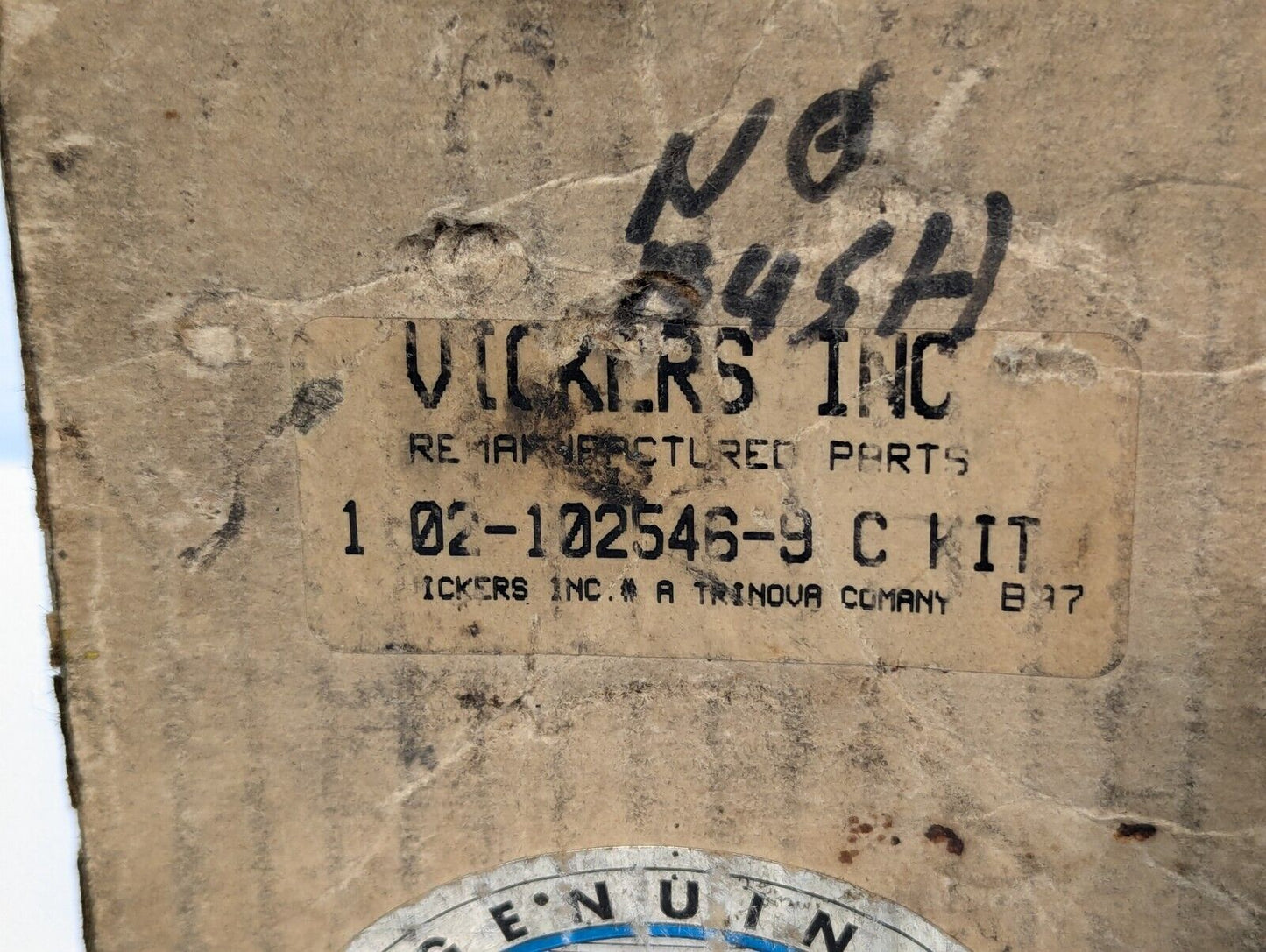 Vickers 02-102546-9 Cartridge Kit - Free Shipping