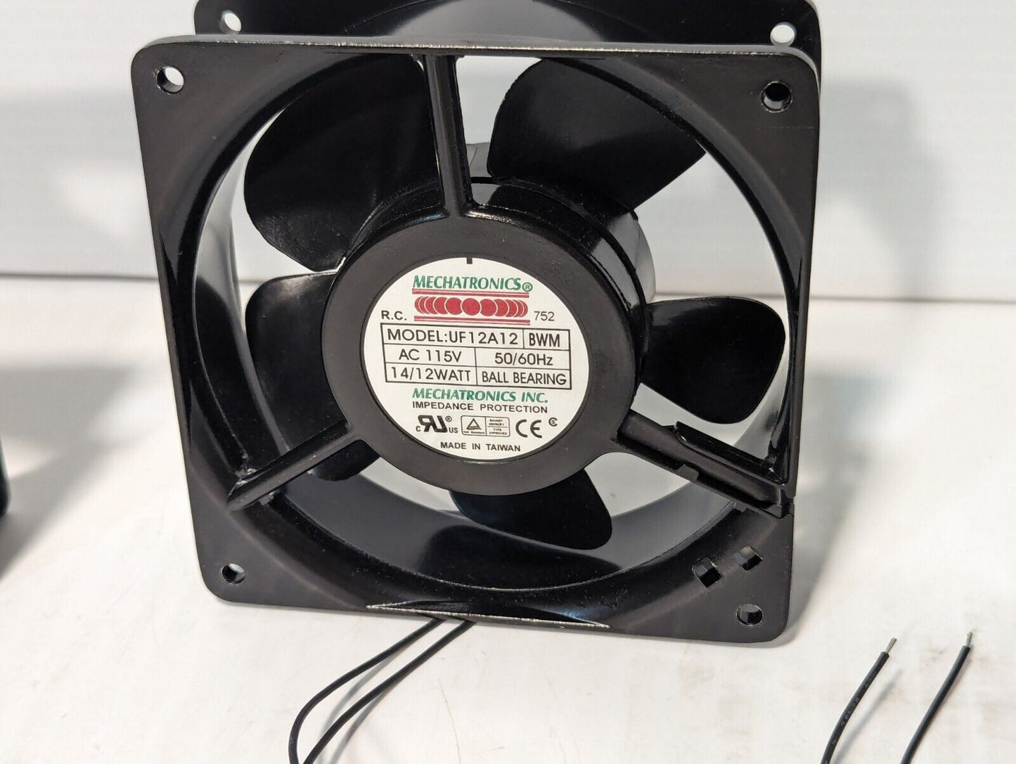 Lot Of 3 Mechatronics UF12A12 Cooling Fans 14/12 Watt - Free Shipping