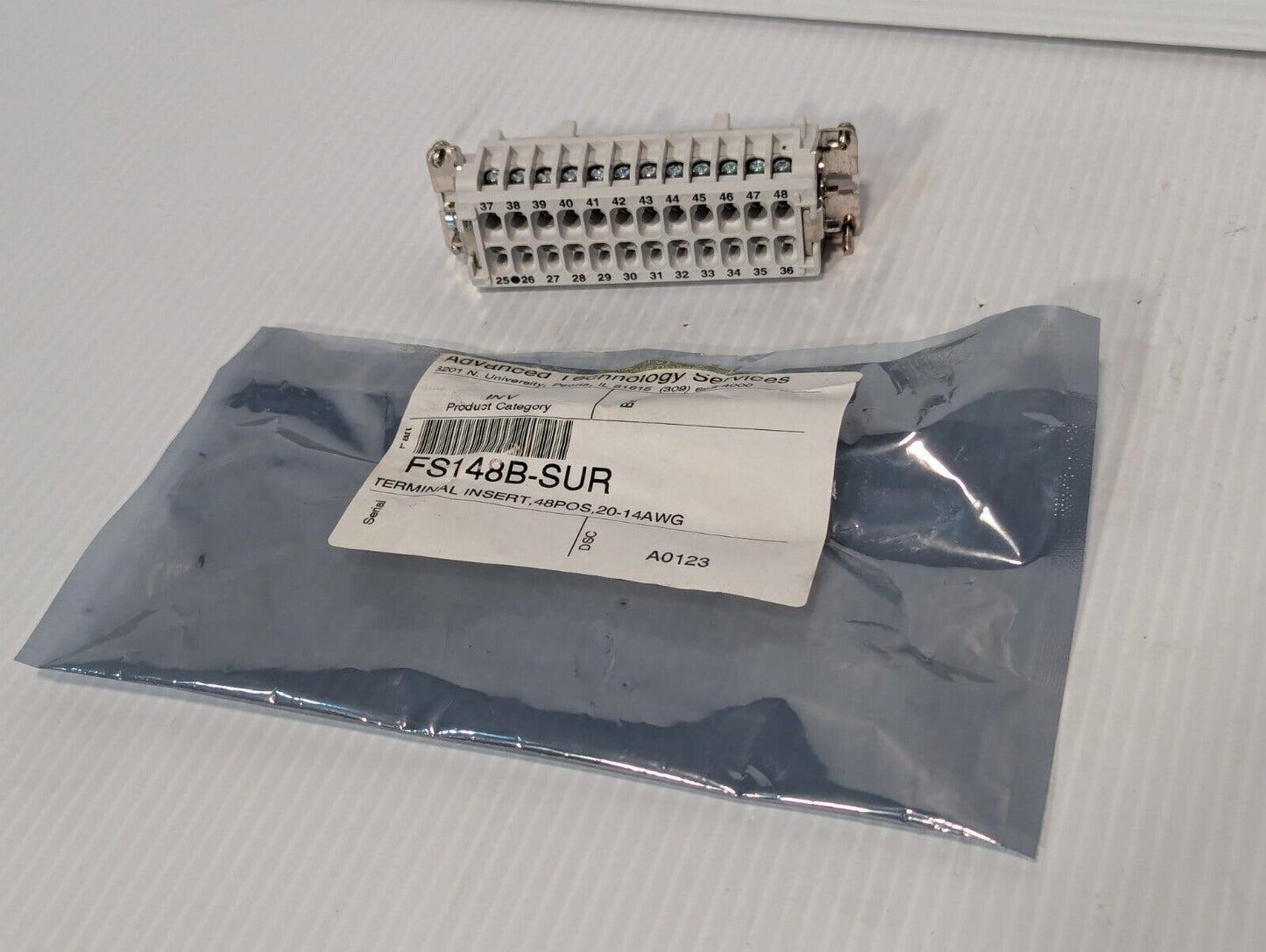 Thomas & Betts FS148B Terminal Insert Female 48 Position 20-14AWG - Free Ship