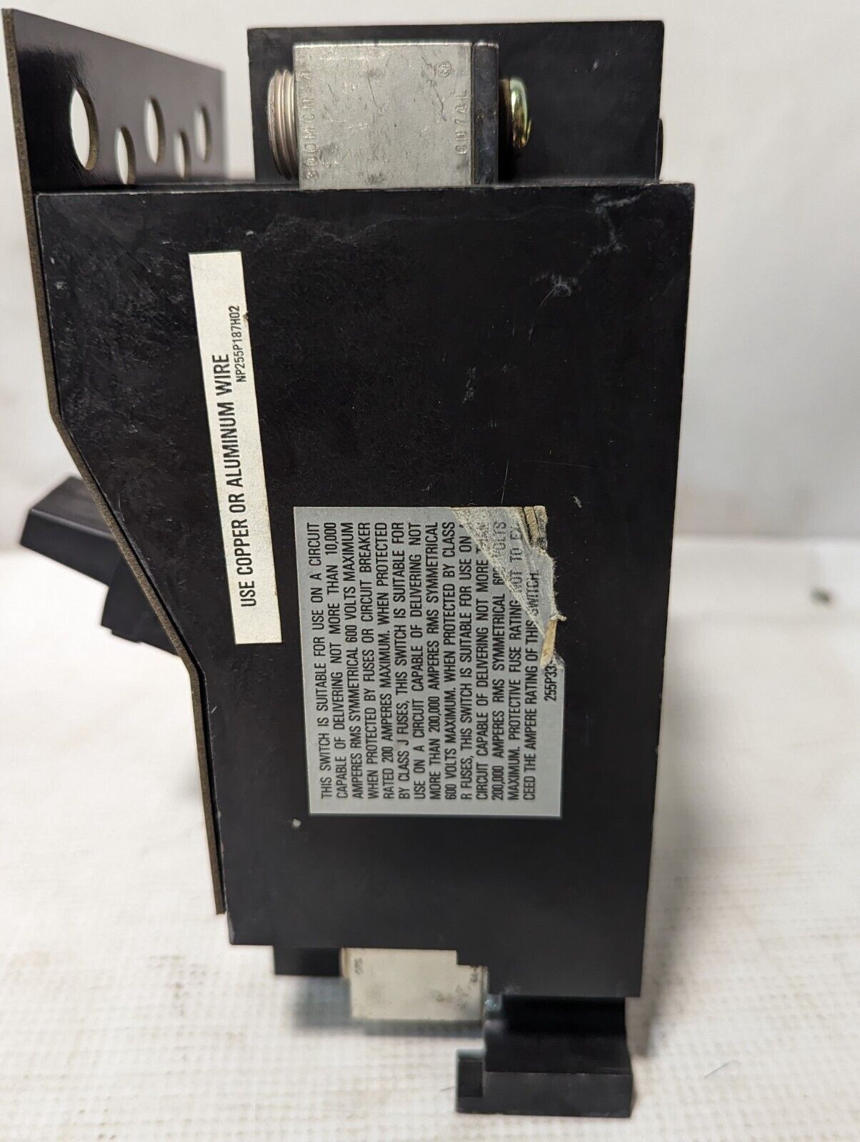 Westinghouse DS465 motor circuit switch, 751B596G15