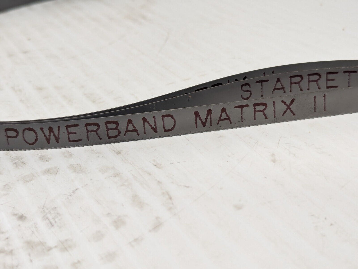 Starrett BM14 Portable Band Saw Blade, 3’ 8-7/8” L, ½” W X 0.020” Thk - 3 Pieces