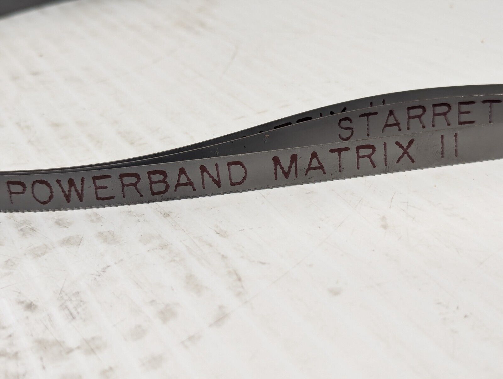 Starrett BM14 Portable Band Saw Blade, 3’ 8-7/8” L, ½” W X 0.020” Thk - 3 Pieces