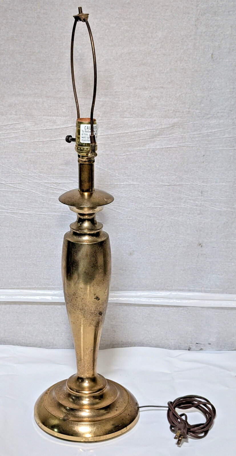 Stiffel Vintage, Brass, Table Lamp, Model 6247, 1970s, 28", Made in USA