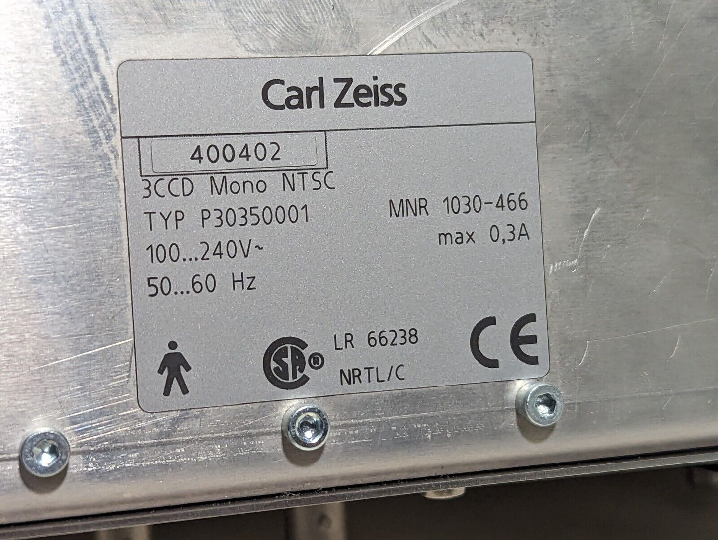 Zeiss MediLive advanced digital camera control unit, MediLive 3 CCD mono