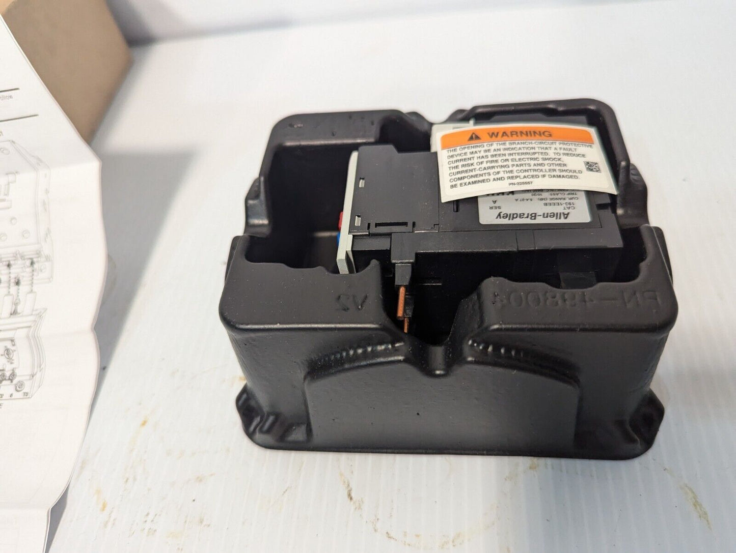 Allen-Bradley E100, 193-1EEEB overload relay, class 10/20, manual/auto-manual