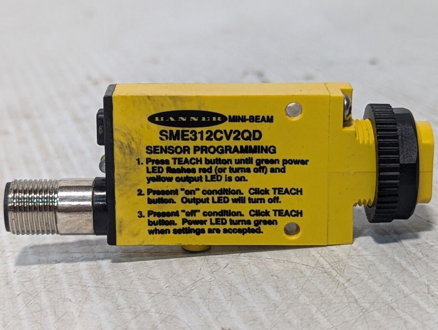 Banner SME312CV2QD DEMO Photoelectric Sensor Switch - Free Shipping+Returns