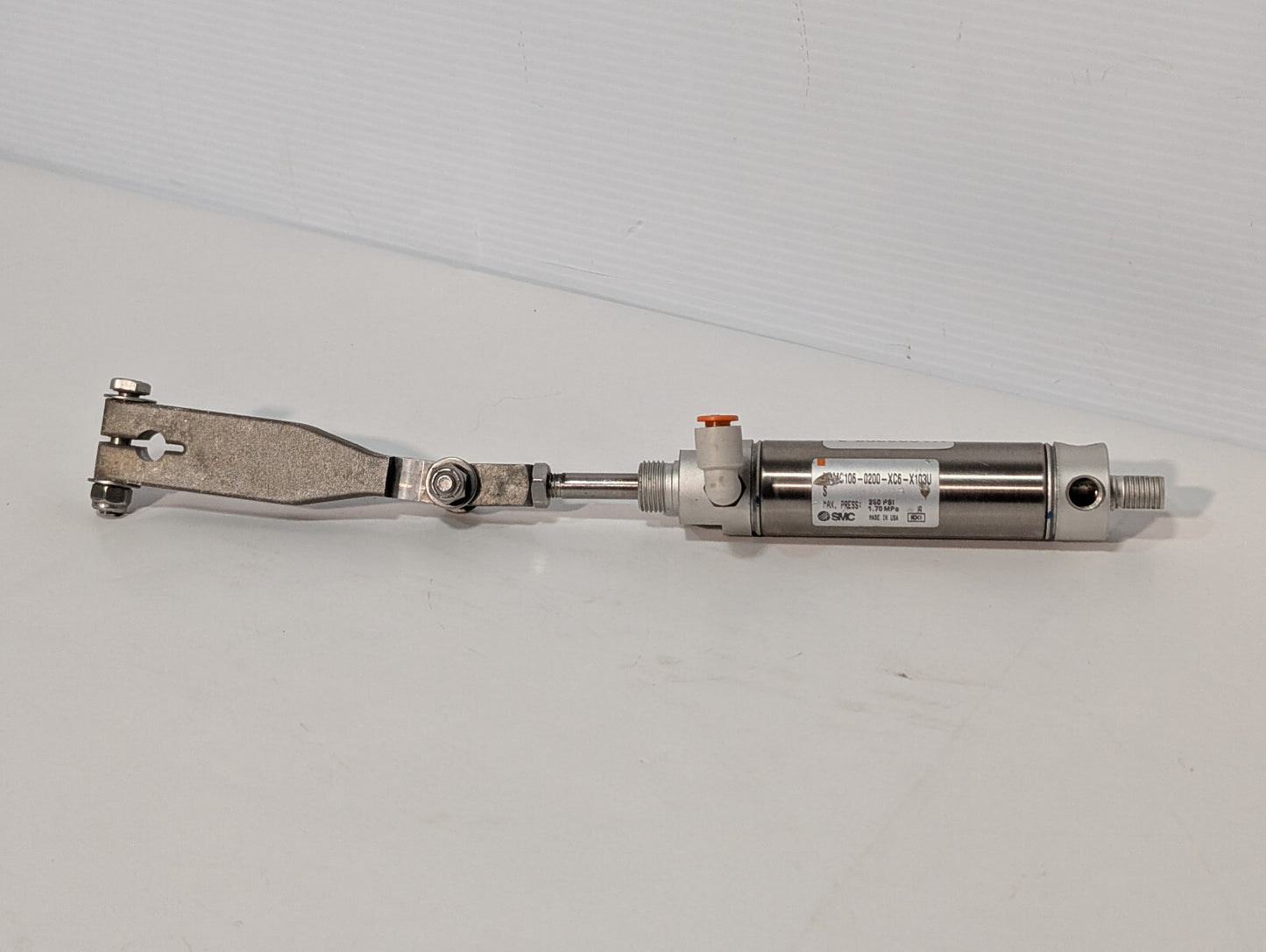 SMC NCMC106-0200-XC6-X103US Pneumatic Actuator, Swing Attachment, 250psi, 1.7MPa