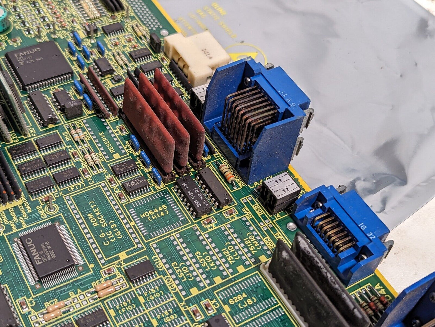 Fanuc A16B-2200-0121/06C control card, Base 0, circuit board