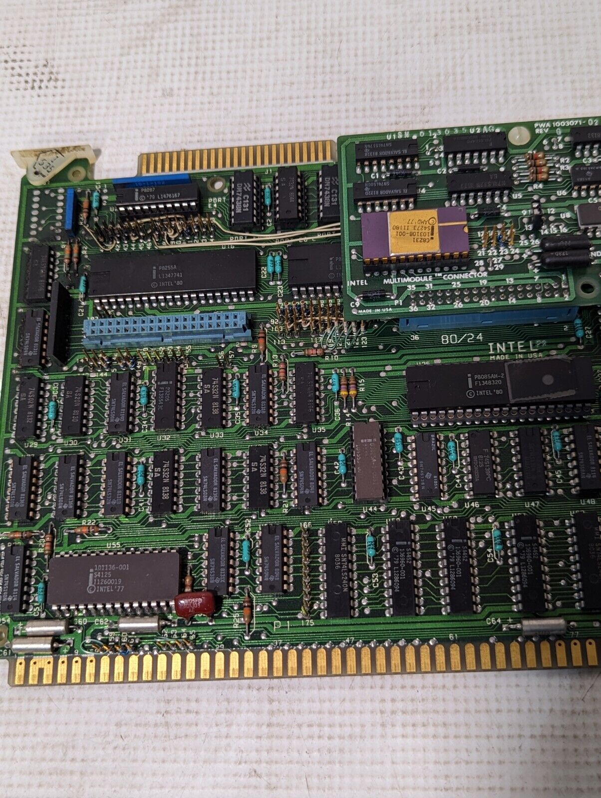 Intel PWA 1003071-02 circuit board, iSBC 80/24 Multimodule Connector