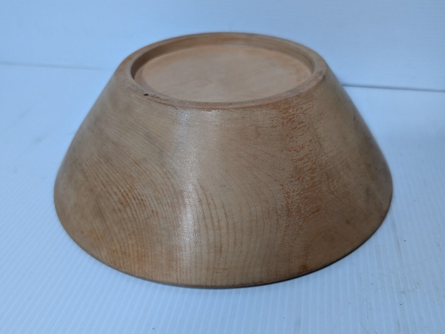 Traditional Wooden Plate and Bowl as pictured, not as shiny - Free Shipping