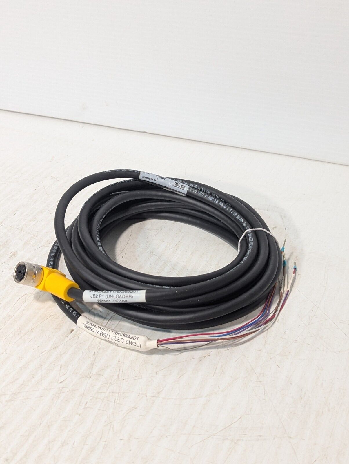 Turck 176K366G01 Unloader JB2 P1 Cable Assembly, W3531 - Free Shipping