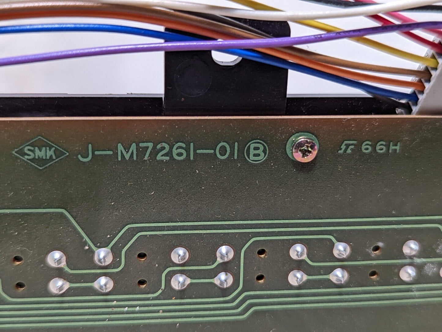 SMK J-M7261-01 control panel, power level, start, 1-6, x2, stop/reset