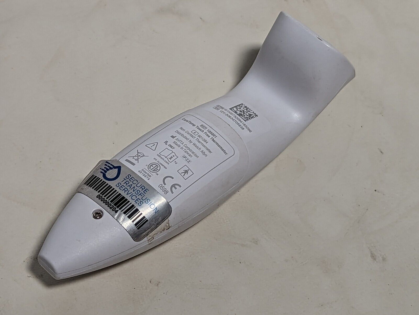 Welch Allyn 105801 CareTemp Touch Free Thermometer, noncontact, throws ERR