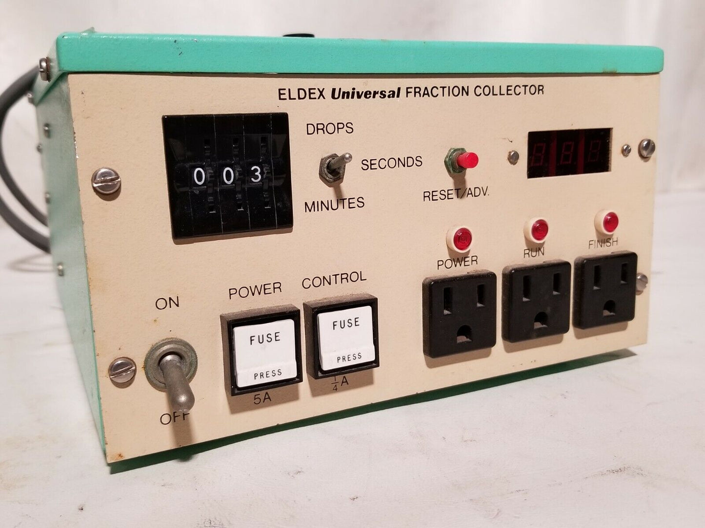 Eldex Universal Fraction Collector U-1A with 200 tube rack - Free Shipping