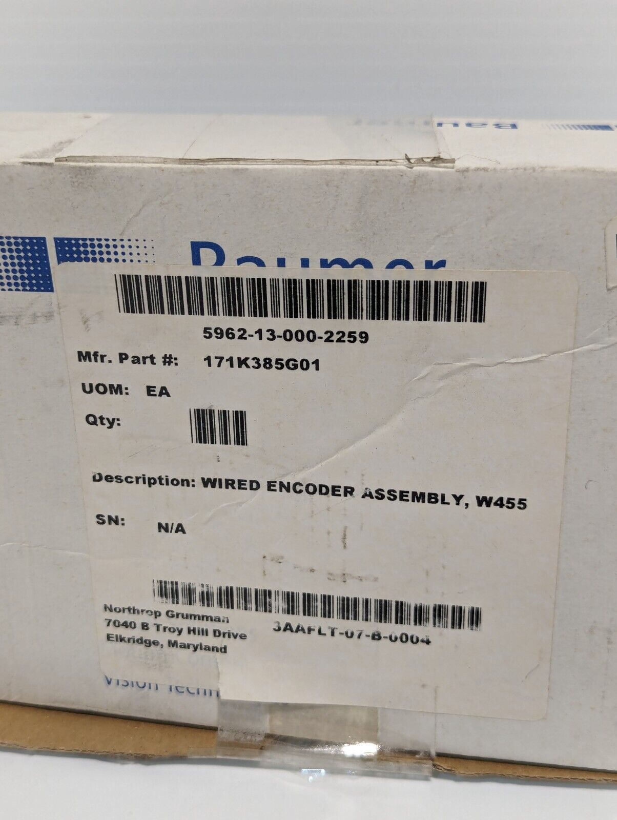 Baumer CH-8501 BHF 16.05A2000/10600 158 Optical Rotary Encoder - Free Shipping