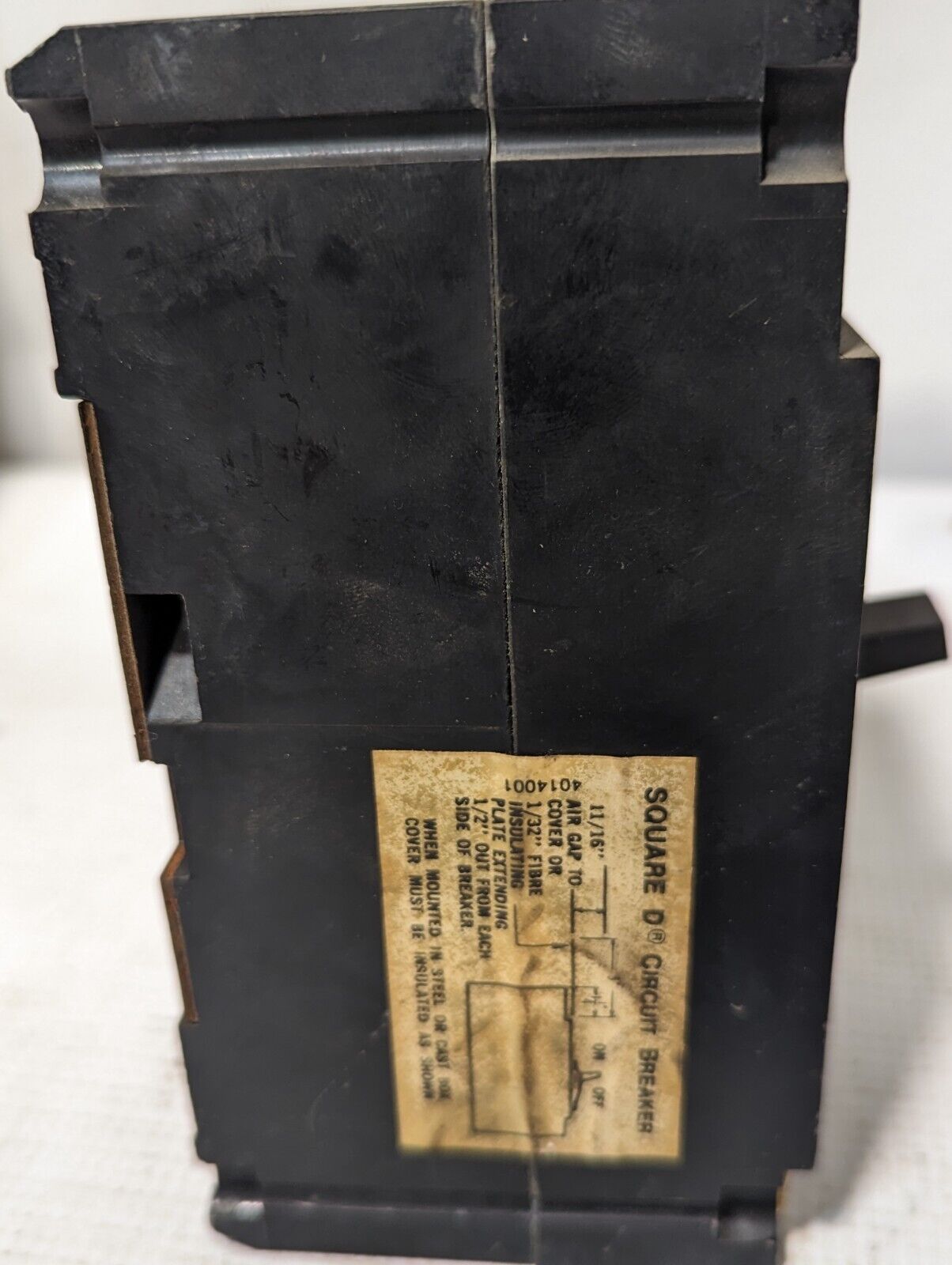 Square D FAL24015 2-Pole Molded Case Circuit Breaker, 15A, 480VAC, 250VDC