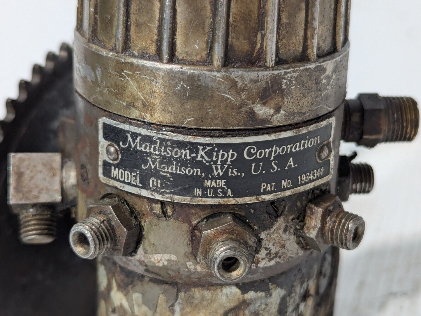 Vintage Madison-Kipp OL Lubrication Pump - Free Shipping