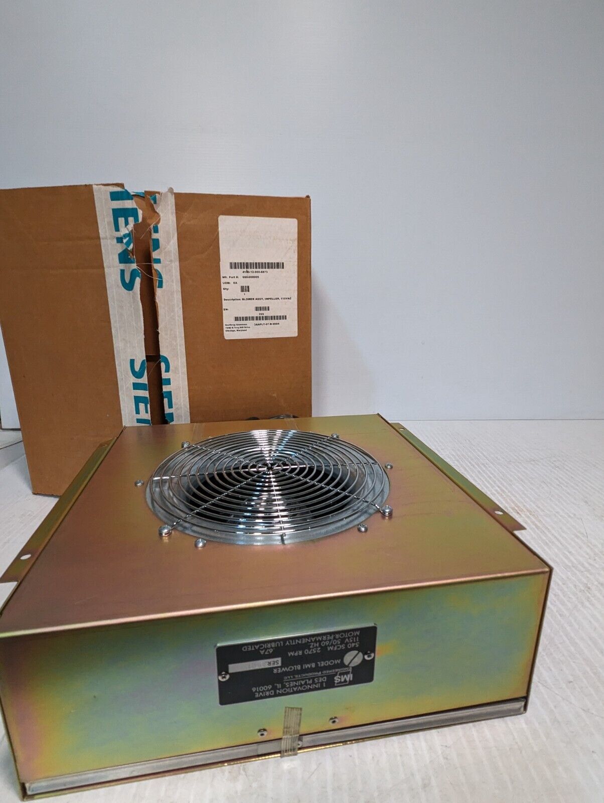 IMS Model 10 BMI Blower, 540 SCFM, 2570 RPM - Free Shipping