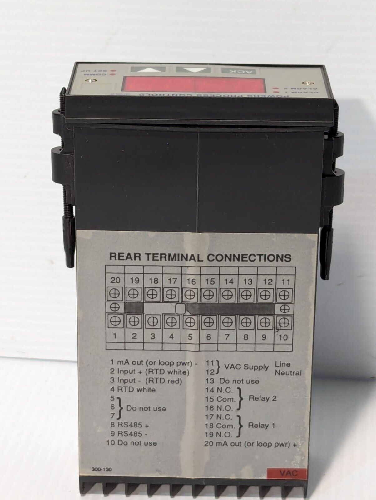 Powers Process Controls 327-C000 digital panel meter, input V/MA - Free Shipping
