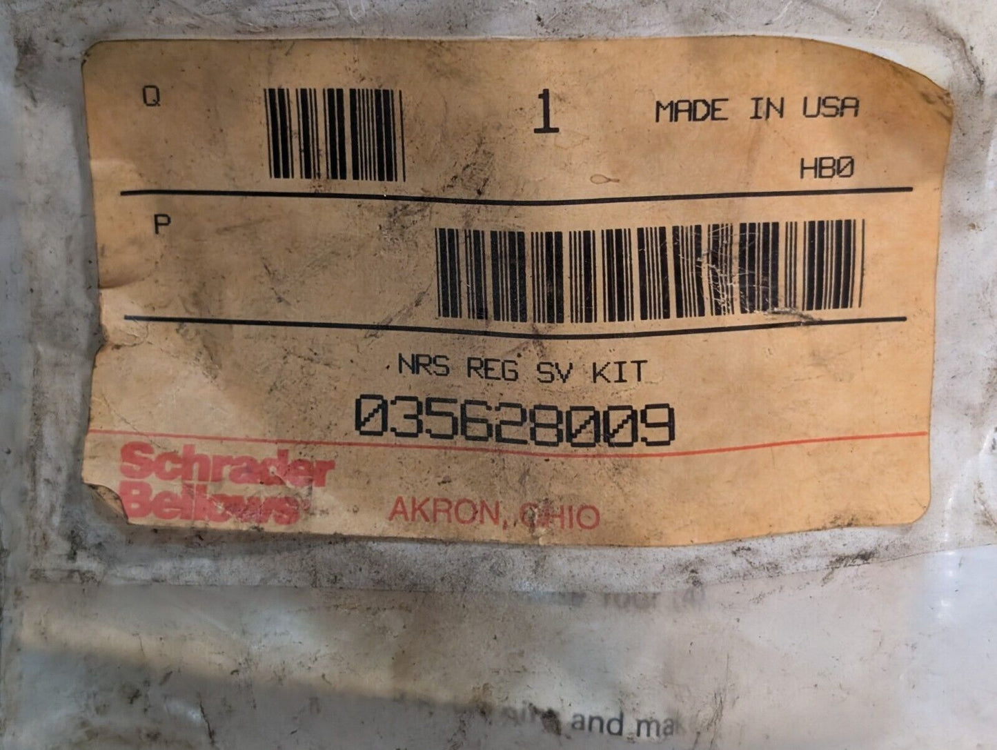 2 Schrader Bellows Valve Assembly for 035628009 Regulator - Free Shipping