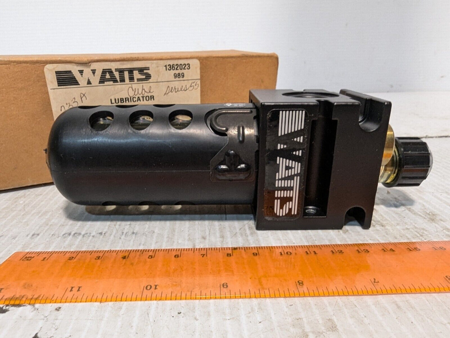 Watts L75-03B "Qube" Pneumatic Lubricator 3/8" 150 PSI - Free Shipping