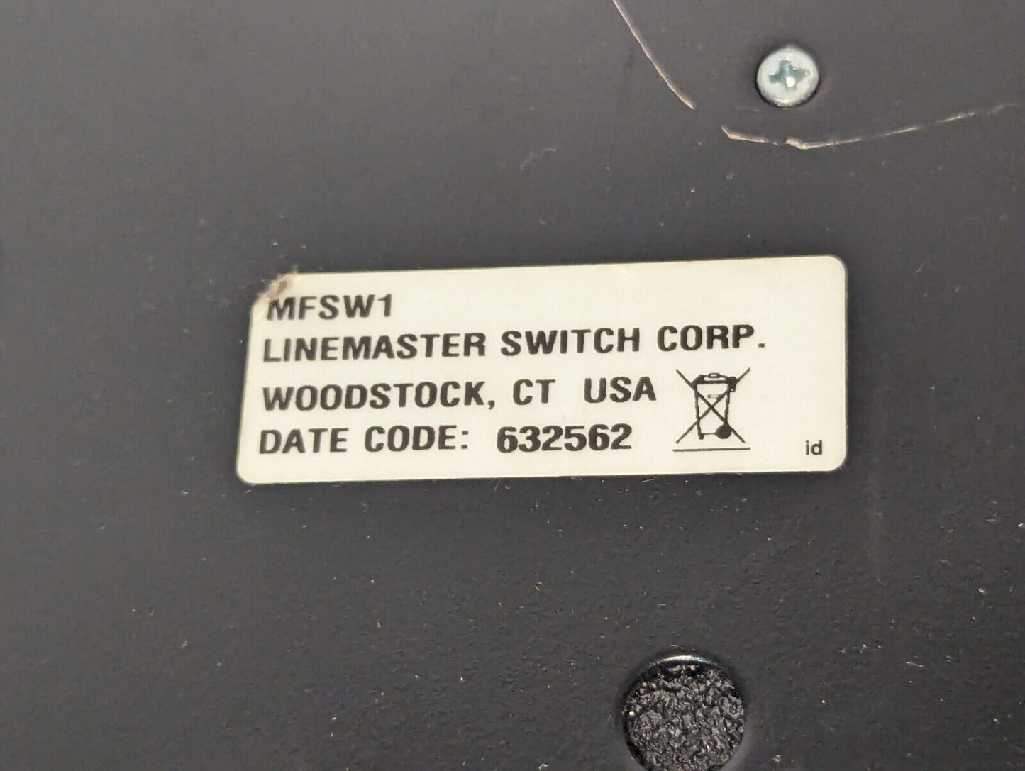 Linemaster MFSW1 Ultrasound 3-Pedal Foot Switch - Free Shipping