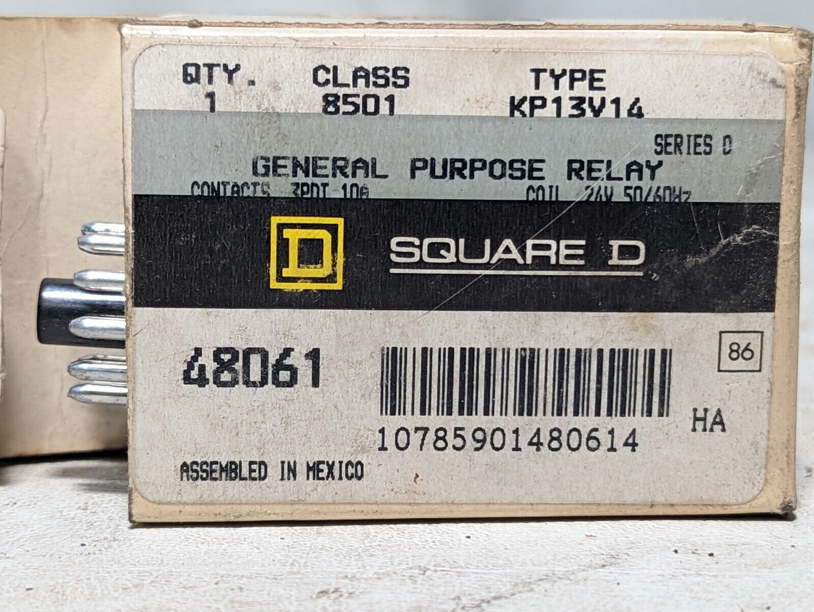 Square D 8501-KP13V14 General Purpose Relay