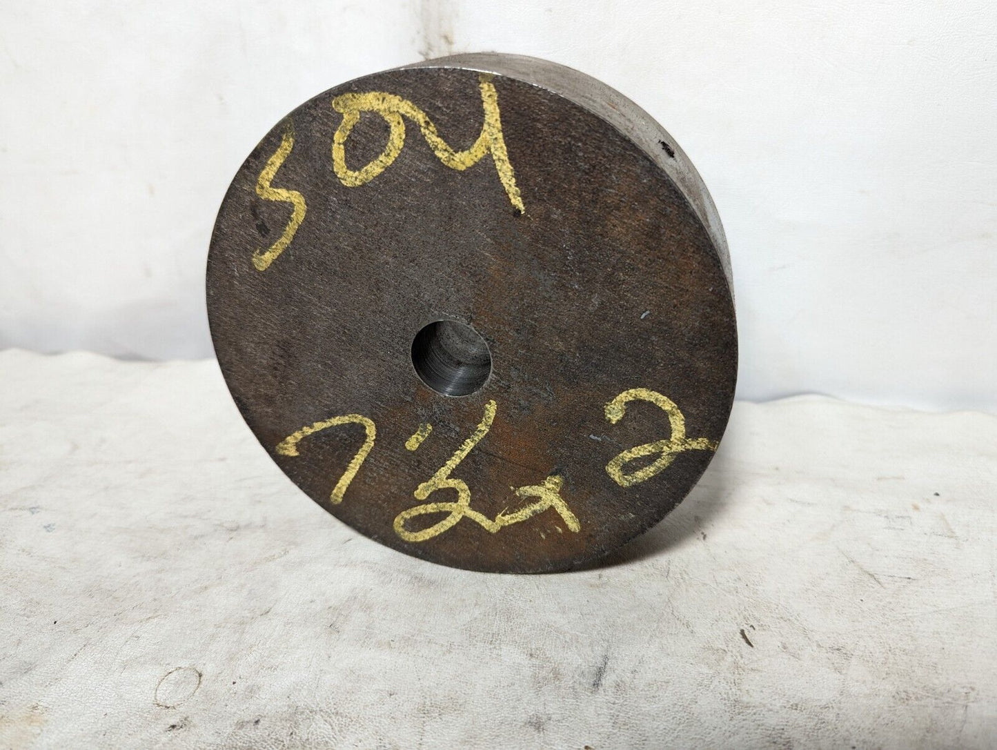 304 stainless steel, 7.5 inches by 2 inches, approximately 19.5 pounds