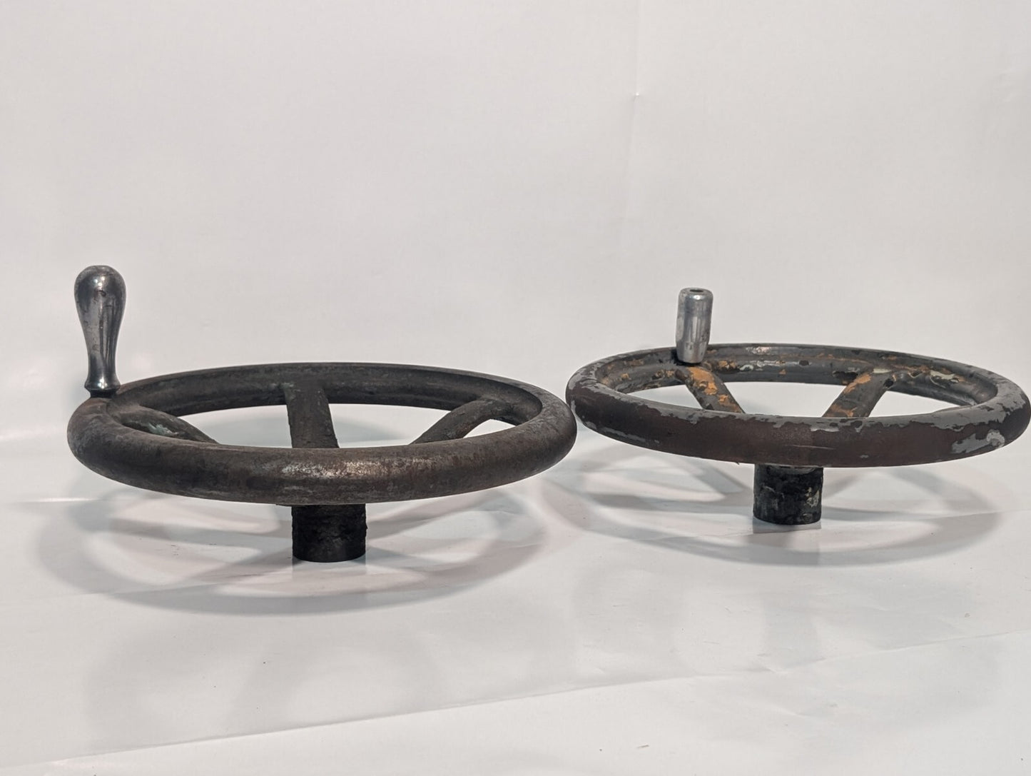 12" Cast Iron 5 Spoke Curved Hand Wheel USA Made