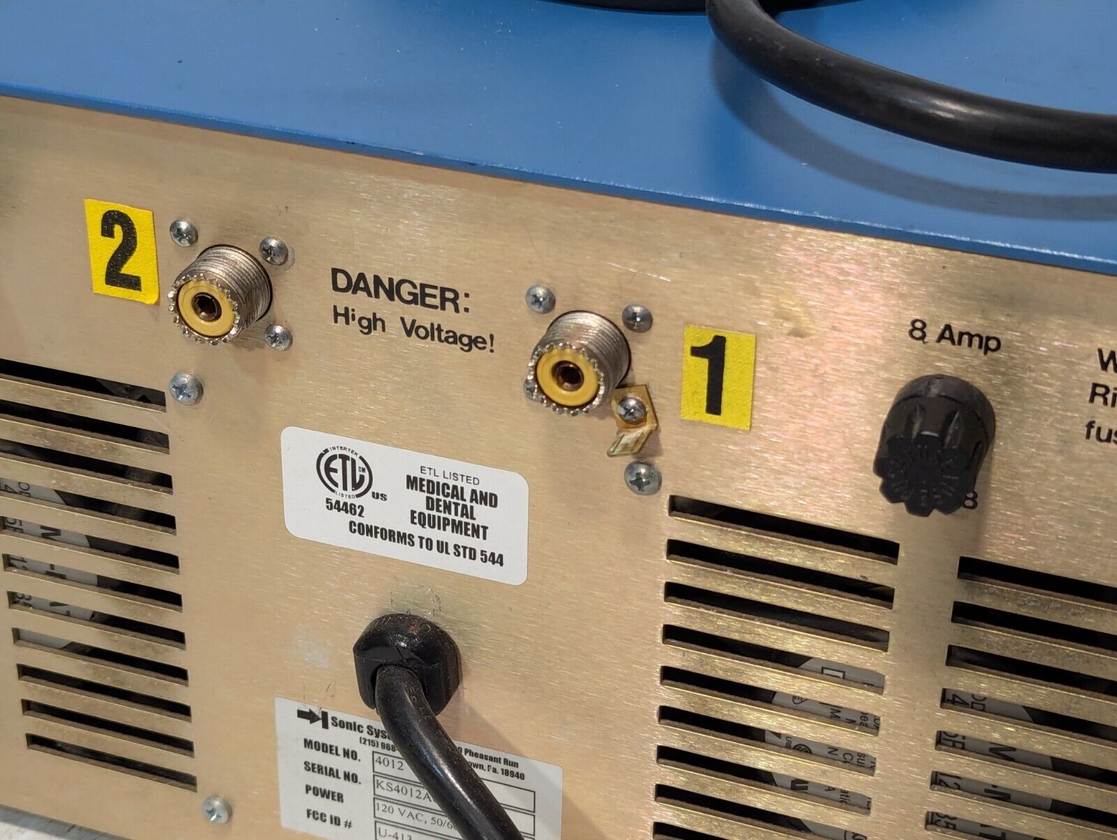 Sonic Systems 4012 Double Module Ultrasonic Generator 50/60 Hz - Free Shipping