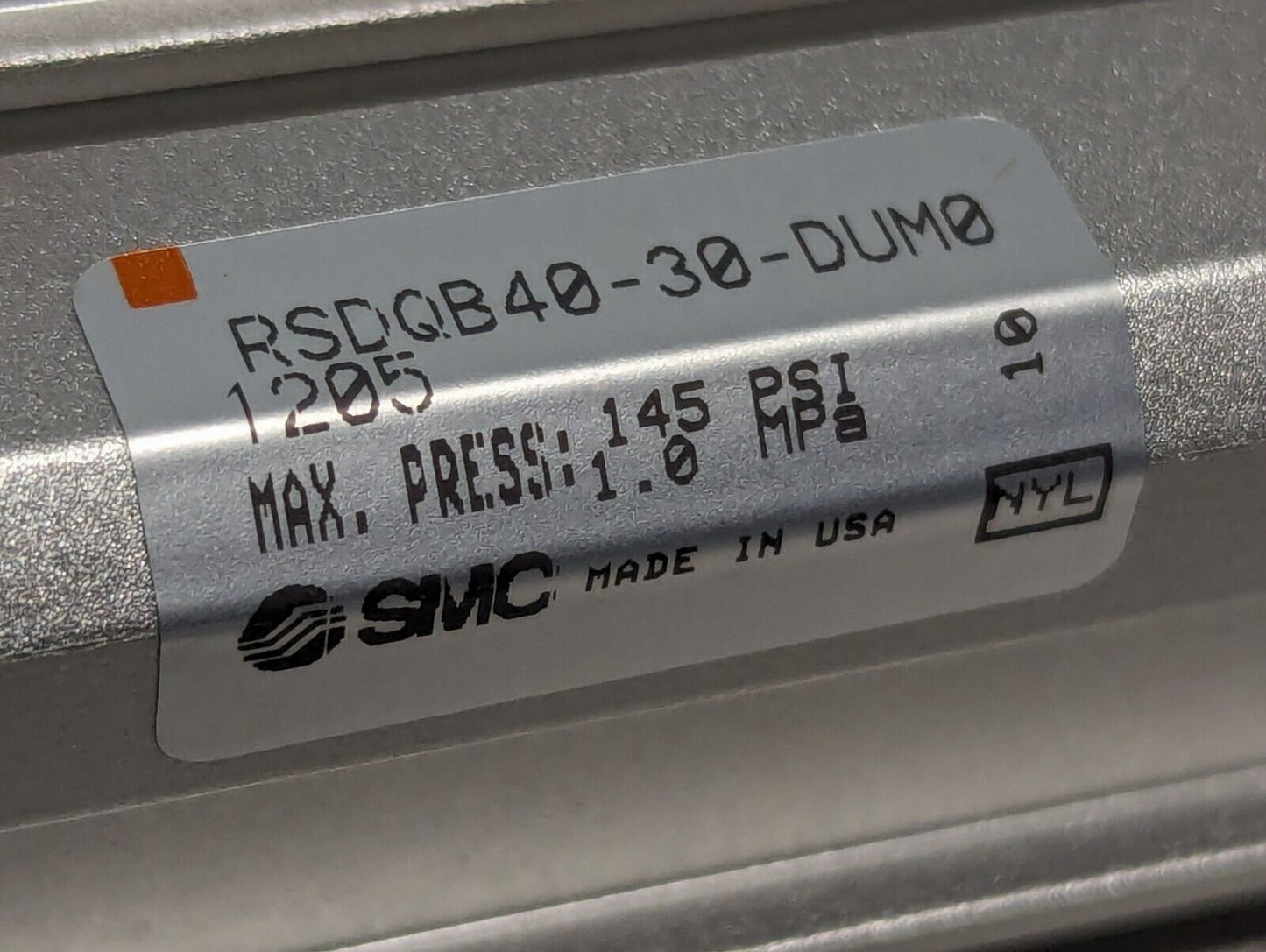 SMC RSDQB40–30-DUM0 1205 Pneumatic Stopper Cylinder, 40mm Bore, 30mm Stroke