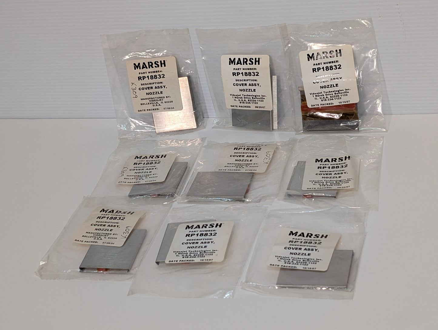 Videojet RP18832 Cover Assembly Nozzle for Marsh Hi Res Ink Jet System