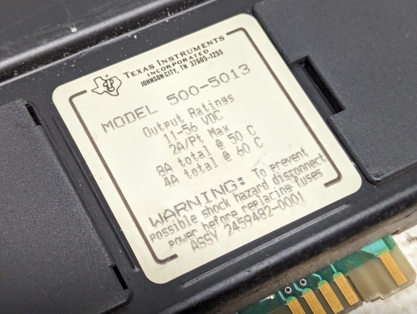 Texas Instruments model 500-5013 Output Module, 24/48 VDC