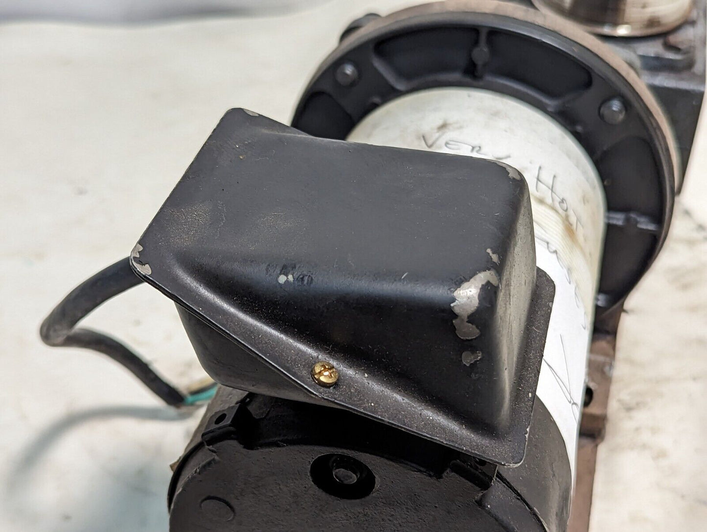 Unknown DC motor with Hub City 184 speed reducer, maybe Fincor 5009324 variable