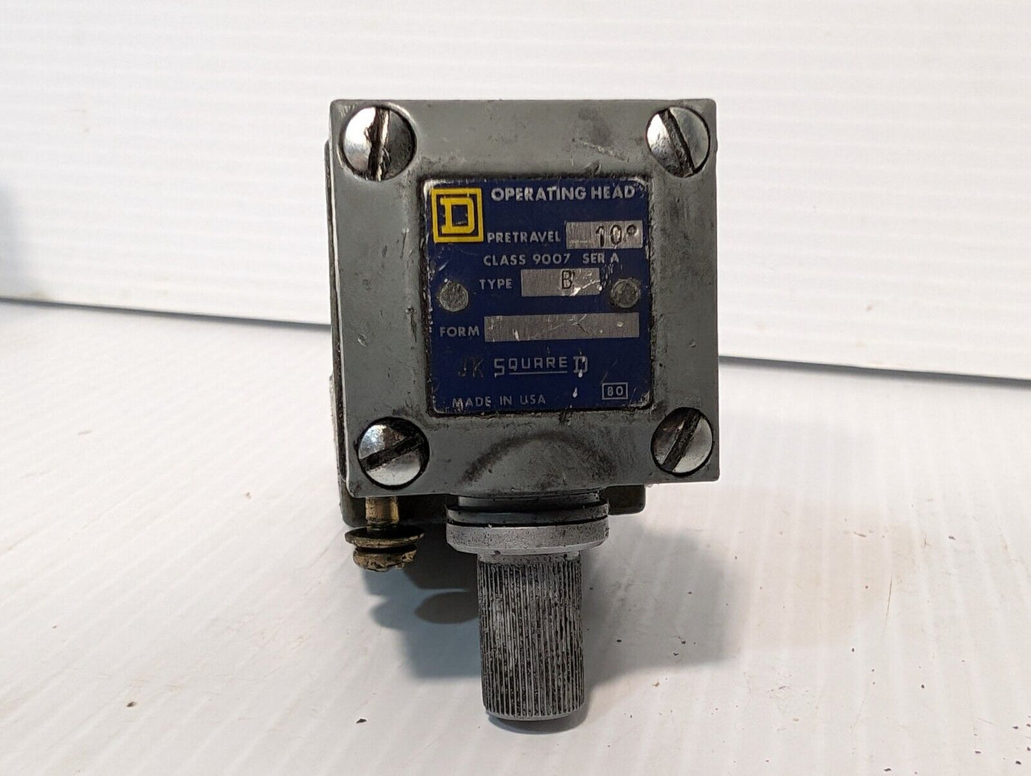 Square D Operation Head, 9007 Type: B Micro Switch, Limit Switch - Free Shipping
