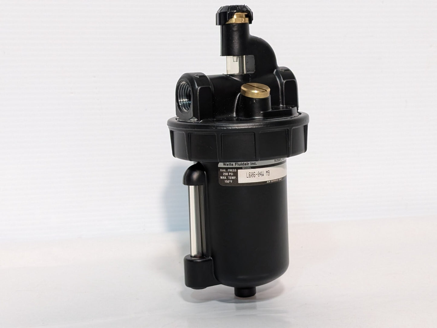 Watts L606-04W M9 Lubricator 250PSI 150 Degree Max Temp 1/2" NPT