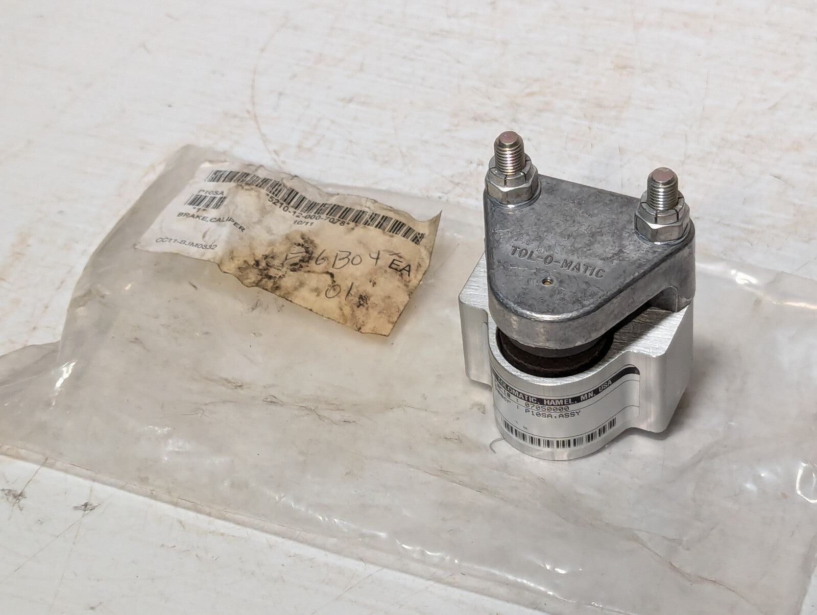 Tol-O-Matic P10SA Assembly, 07050000, Industrial Brake Caliper, Made in USA