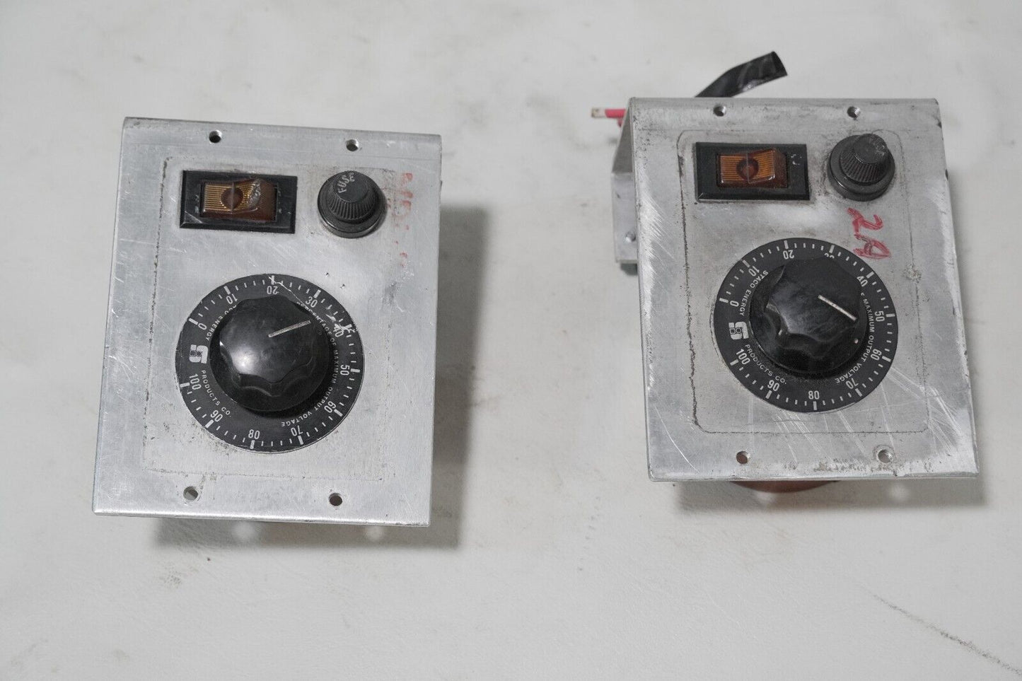 Custom Staco variable transformer, 132VAC max, percentage of max output voltage