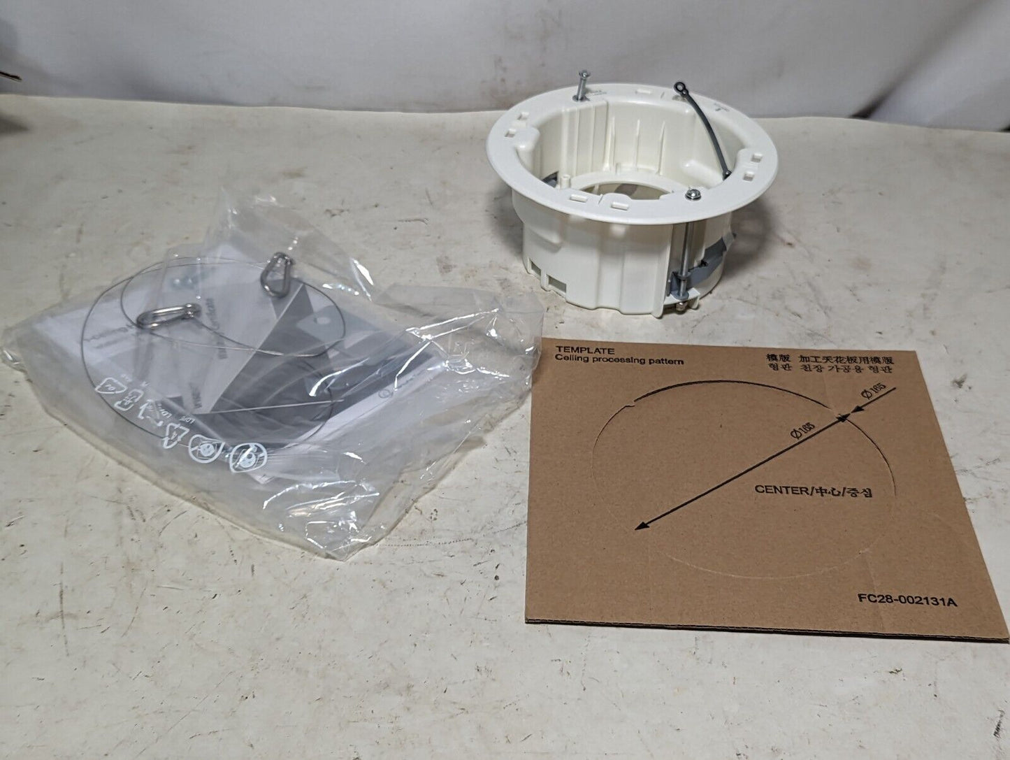 Hanwha SHD-3000F2 dome flushing housing for Samsung Q series