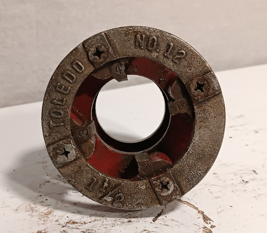 Toledo No. 12 Pipe Threader Die Head 1-1/2"