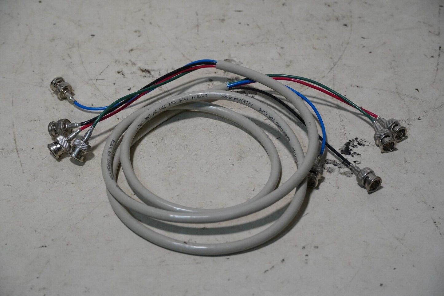 Black Box Corporation E57891 RGB & Sync BNC Cable Medical Industrial
