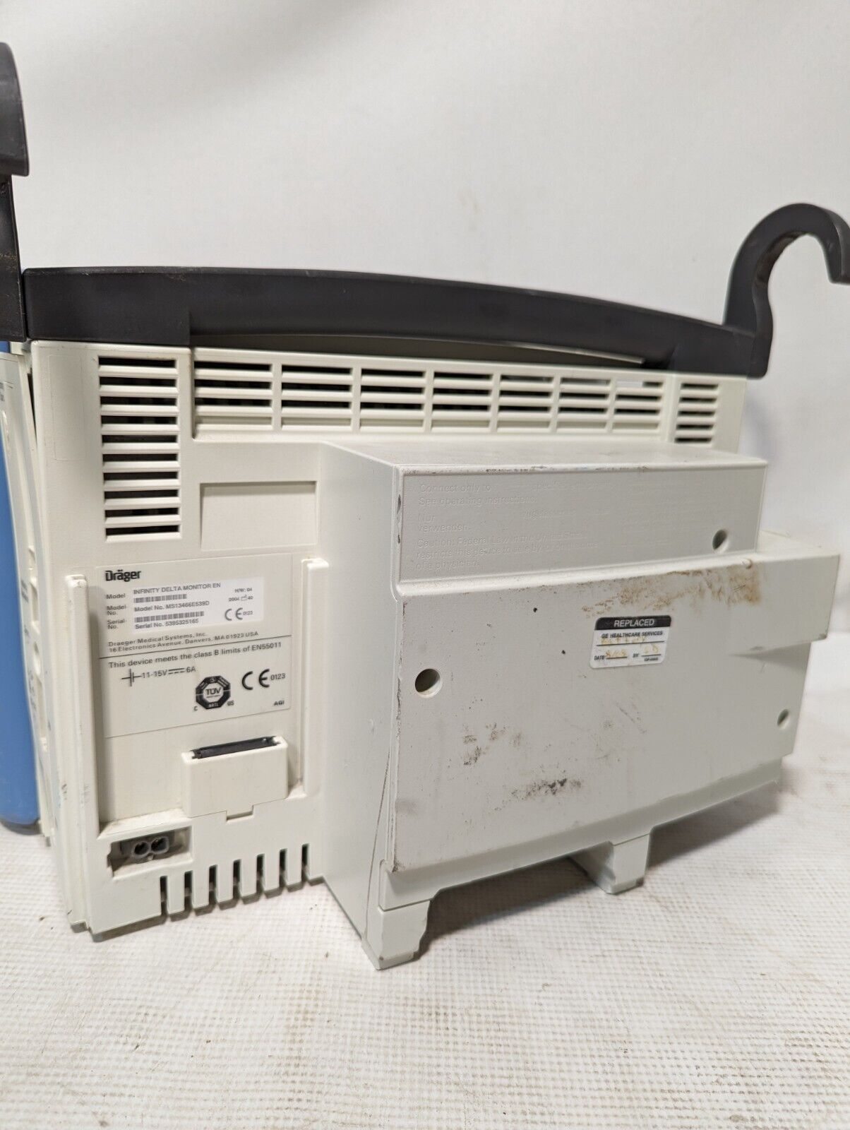 Draeger MS13466E539D Infinity Delta monitor for parts or prop