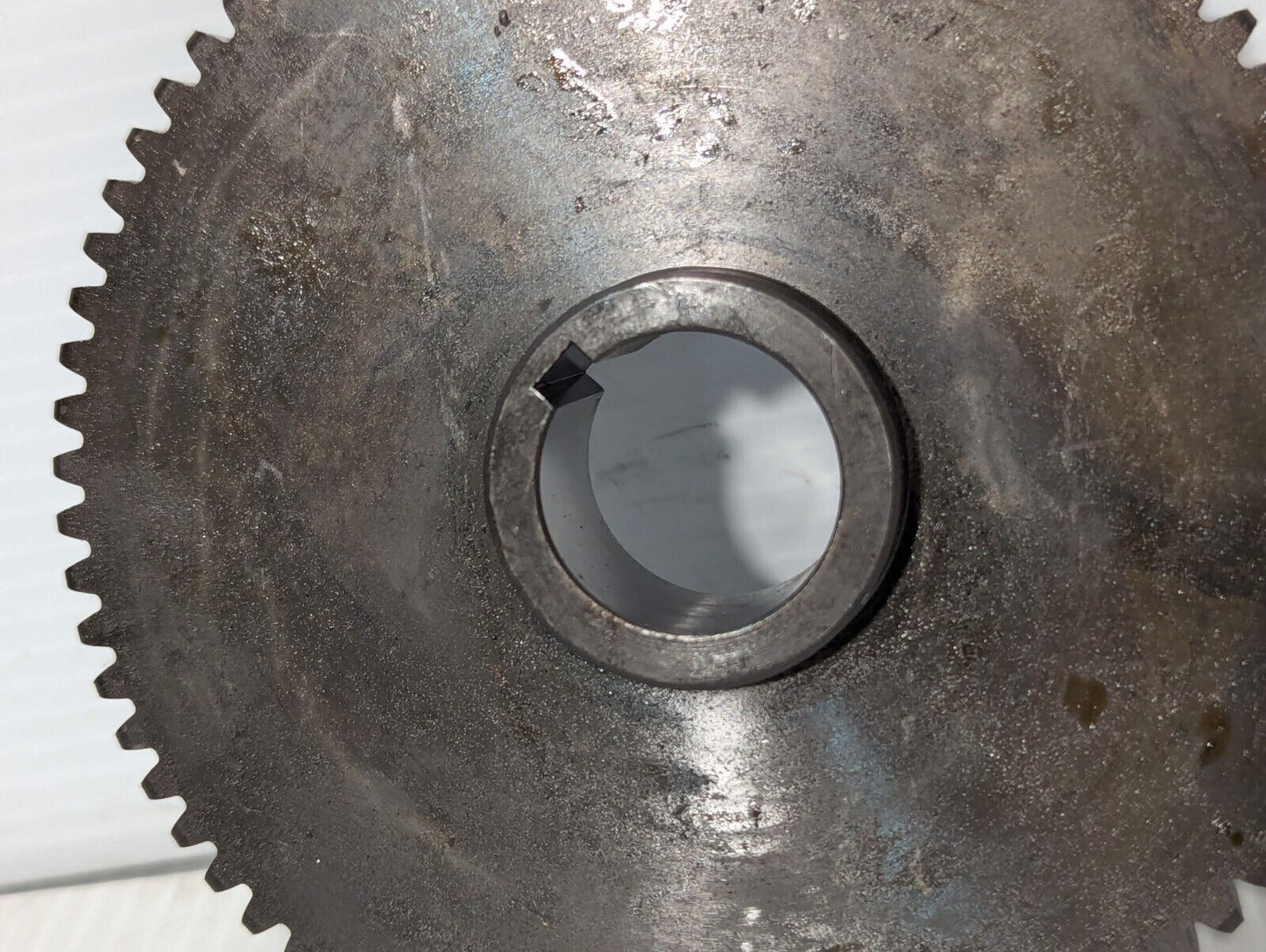 72 Tooth Sprocket Gear With 1" Notched Bore 4 5/8" Diameter - Free Shipping