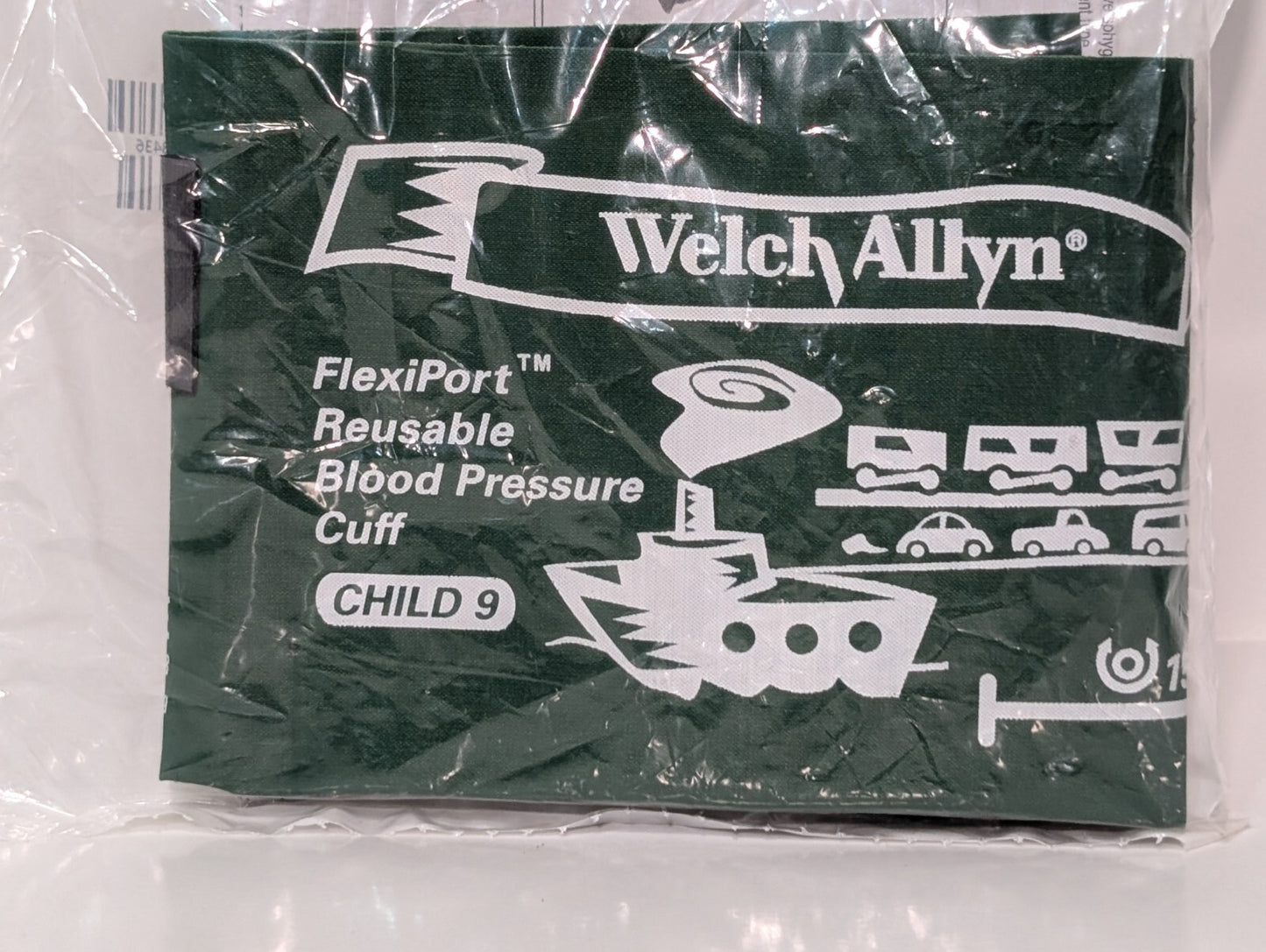 3) Welch Allyn FlexiPort Reusable Blood Pressure Cuffs, Large Adult 12 & Child 9